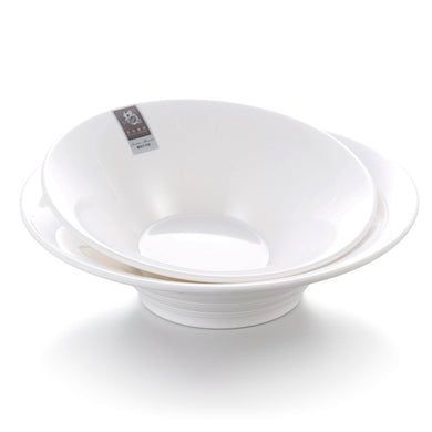 8.6 Inch White Melamine Chinese Noodle Bowl 0820GC