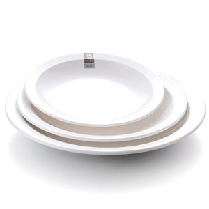 10 Inch Wide Side Melamine Round Restaurant Plates 130101GC