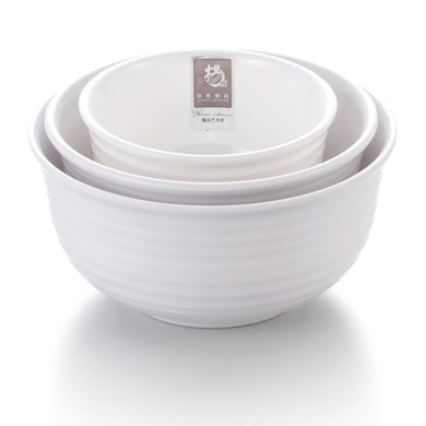 4.5 Inch Anti Slip White Melamine Serving Deep Bowls 2012BGC