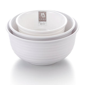 4.5 Inch Anti Slip White Melamine Serving Deep Bowls 2012BGC
