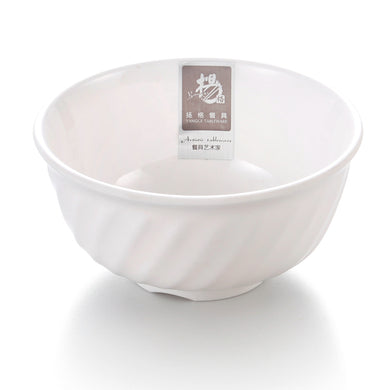 4 Inch Chinese White Small Melamine Soup Bowl 2027GC