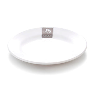 5 Inch White Round Melamine Buffet Plate 205BGC