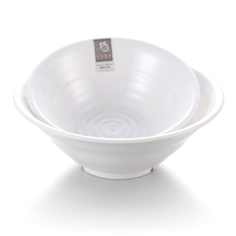 7 Inch Plain White Melamine Noodle Bowl 3077GC