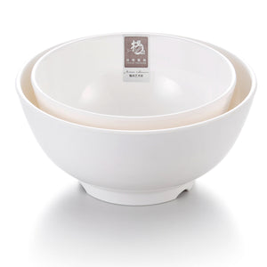 6 Inch White Restaurant Melamine Ramen Bowl 3306GC