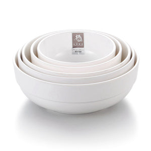 5.5 Inch Korean White Melamine Food Bowl Set 355186GC