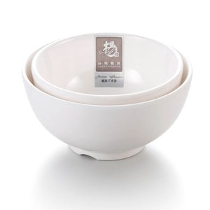 4 Inch White Restaurant Melamine Rice Bowl 400GC