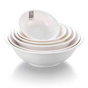 7 Inch White Restaurant Melamine Serving Bowl Sets 5007GC