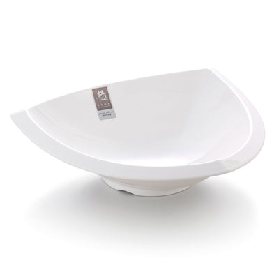 10 Inch White Triangle Melamine Fruit Bowl 52010GC
