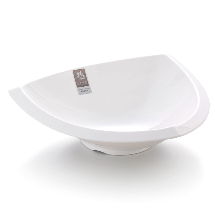 10 Inch White Triangle Melamine Fruit Bowl 52010GC