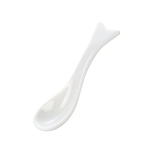 6 Inch White Melamine Hotel Spoon 7006GC