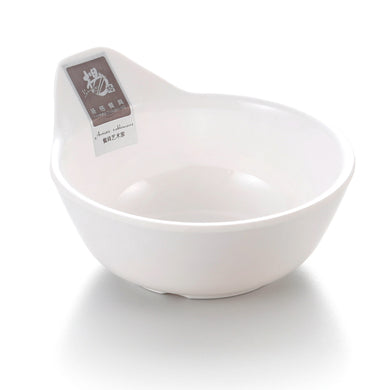 4.5 Inch White Single Ear Melamine Dip Bowl 806GC