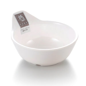 4.5 Inch White Single Ear Melamine Dip Bowl 806GC