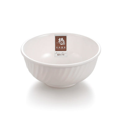 5 Inch Chinese White Round Melamine Serving Bowl 837GC