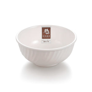 5 Inch Chinese White Round Melamine Serving Bowl 837GC