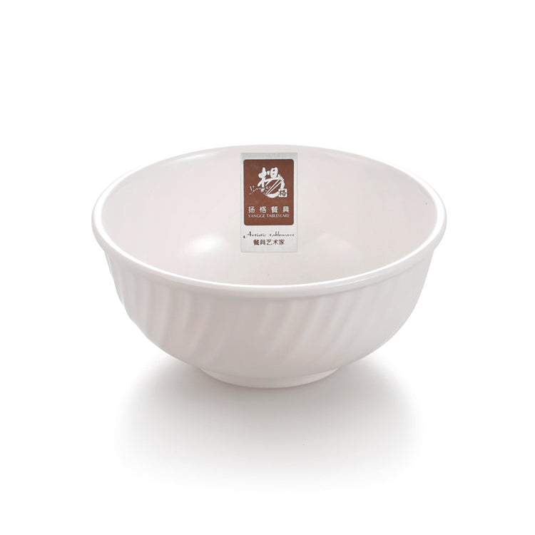 5 Inch Chinese White Round Melamine Serving Bowl 837GC