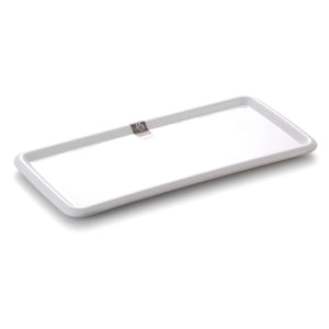 12.5 Inch White Melamine Rectangular Serving Plate 8407GC