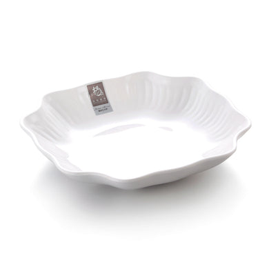 New Design White Melamine Irregular Fruit Plate 97101GC