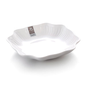 New Design White Melamine Irregular Fruit Plate 97101GC