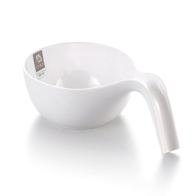  White Restaurant Melamine Deep Bowl With Handle 996GC