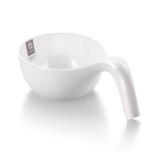  White Restaurant Melamine Deep Bowl With Handle 996GC