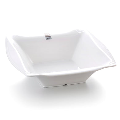 13 Inch White Large Square Melamine Soup Bowl B1370GC