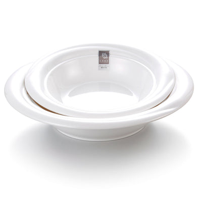 10 Inch Wide Rim White Melamine Soup Bowl Sets B20100GC