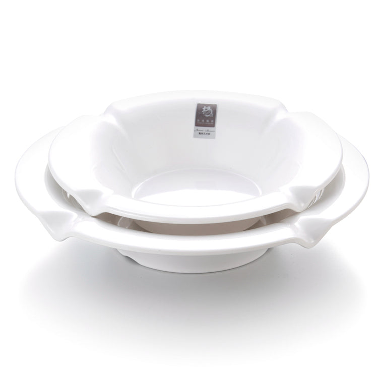 10 Inch Modern White Restaurant Melamine Soup Bowls B22210GC