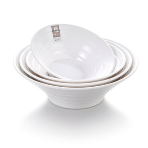 8 Inch Japanese White Melamine Ramen Noodle Bowl B3680GC