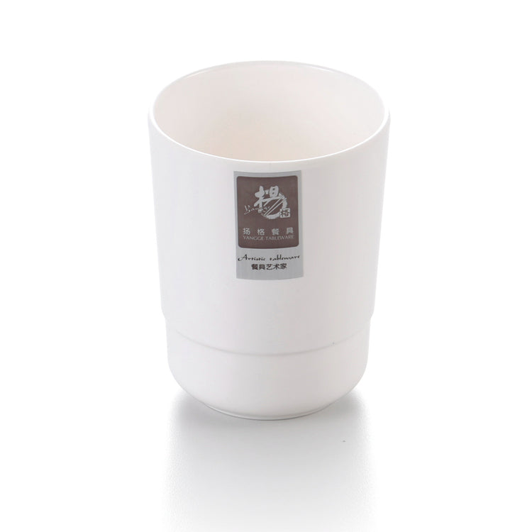 Custom White Melamine Drinking Cup B4002GC