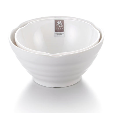 6.5 Inch Anti Slip White Restaurant Melamine Deep Bowl B6513GC