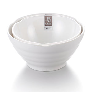 6.5 Inch Anti Slip White Restaurant Melamine Deep Bowl B6513GC