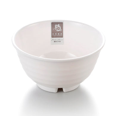 6 Inch Non Slip White Melamine Rice Bowl B740GC