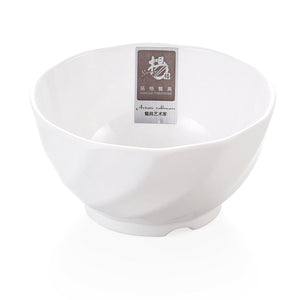 4.5 Inch White Small Melamine Ice Cream Bowl B80450GC