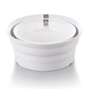 9 Inch Large White Melamine Deep Bowl B98009GC