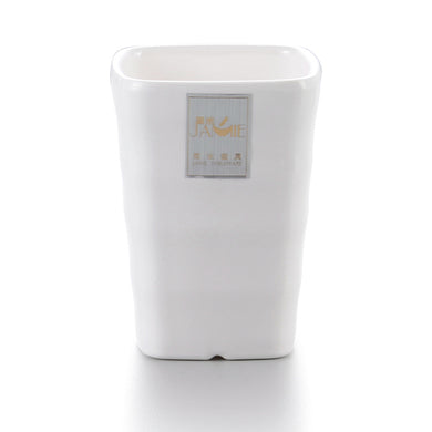 2.6 Inch White Cafe Melamine Square Cup C026001GC