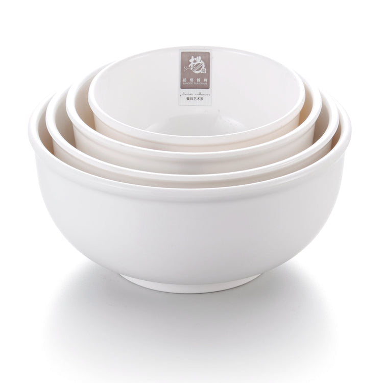 5 Inch White Round Melamine Serving Bowl Sets D5005GC