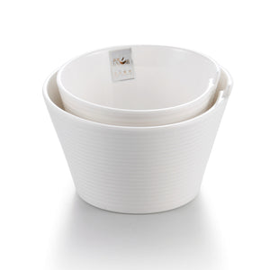 5 Inch Anti Slip White Melamine Deep Bowls J134821GC