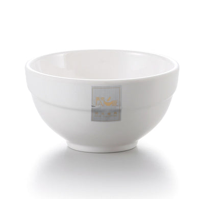 4 Inch Modern White Small Restaurant Melamine Bowl J134870GC