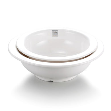 11 Inch White Wide Edge Melamine Chinese Soup Bowl J141051GC