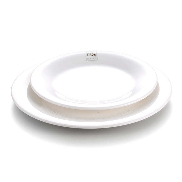 10 Inch White Round Melamine Pasta Plates J210011GC