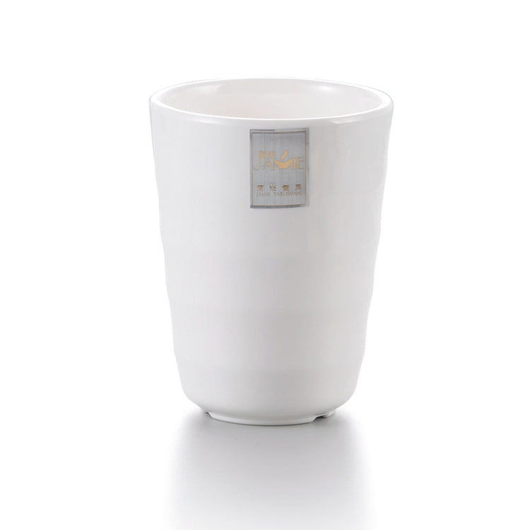 Non Slip White Long Melamine Drinking Cup J212340GC
