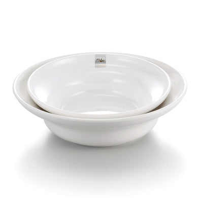 10 Inch White Round Melamine Pasta Bowl J232331GC