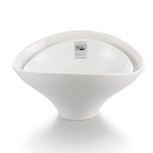 8.5 Inch Modern White Deep Melamine Salad Bowl J236740GC