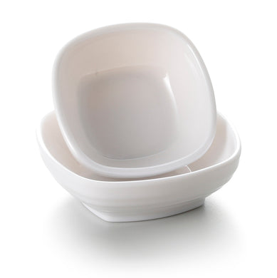 3.5 Inch White Small Melamine Square Bowl J332850GC