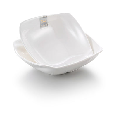 6 Inch White Irregular Melamine Desert Bowls J336400GC