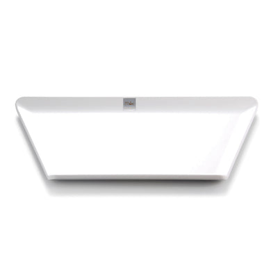 15 Inch Custom White Melamine Flat Plate J411170GC