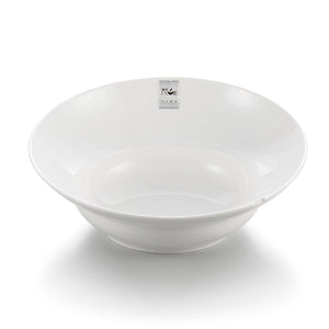 10 Inch Modern White Restaurant Melamine Serving Bowl J536502GC