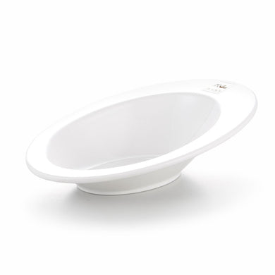 Wide Edge White Oval Melamine Fruit Bowl J614610GC