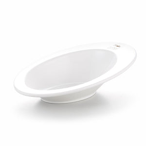 Wide Edge White Oval Melamine Fruit Bowl J614610GC