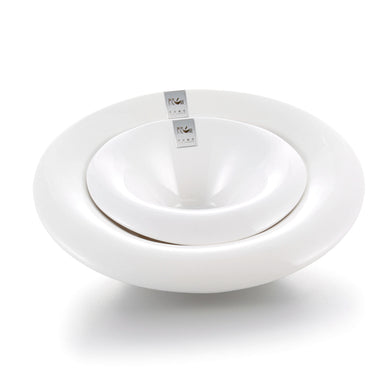 8 Inch Hat Design White Melamine Bowl J632710GC